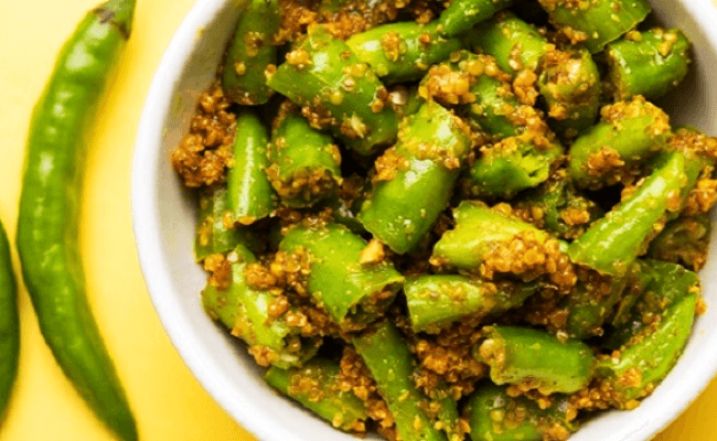 Handmade Green Mirchi Pickle