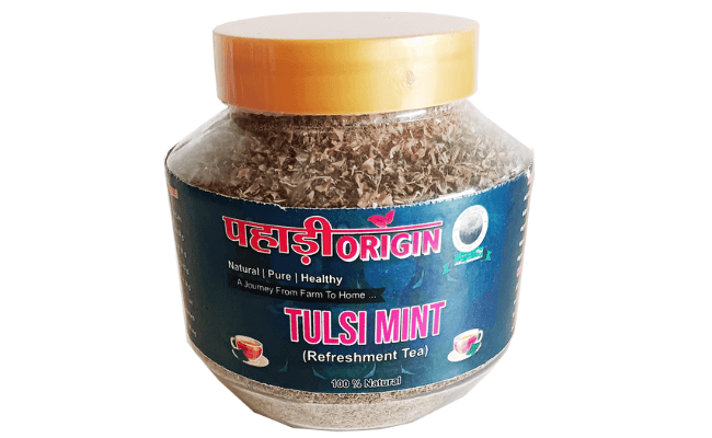 Fresh Tulsi Leaf Mint Tea