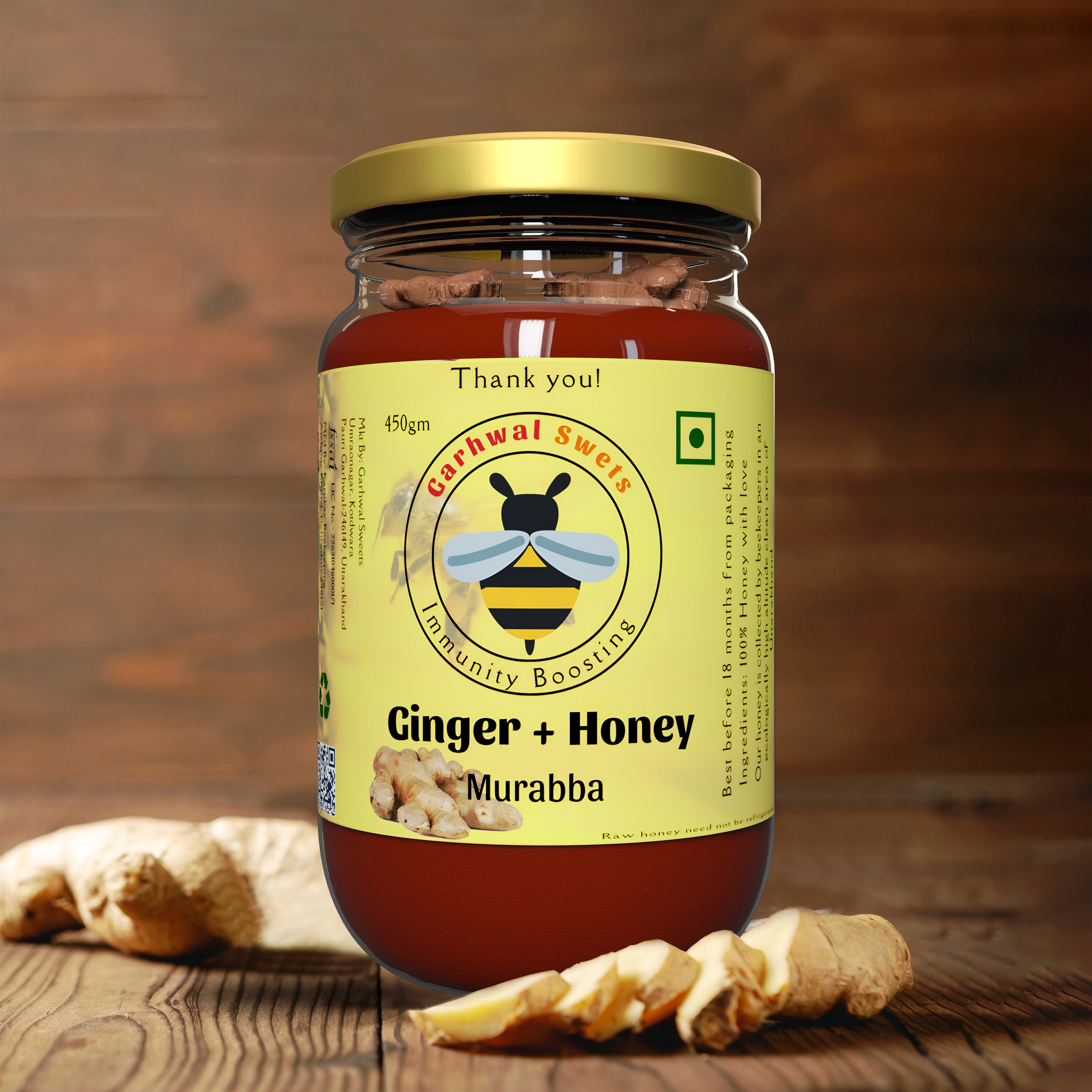 Ginger Honey Murabba: The Natural Cough Suppressant